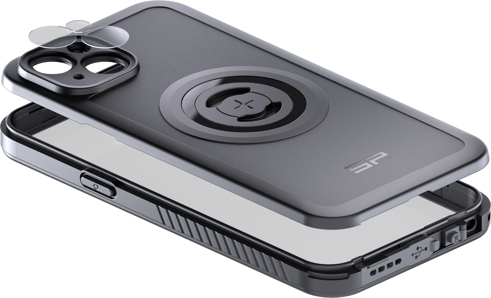 Voděodolné IP68 pouzdro mobilního telefonu / kryt na mobil SP CONNECT PHONE CASE XTREME 52906  pro telefon IPHONE 15 PLUS 