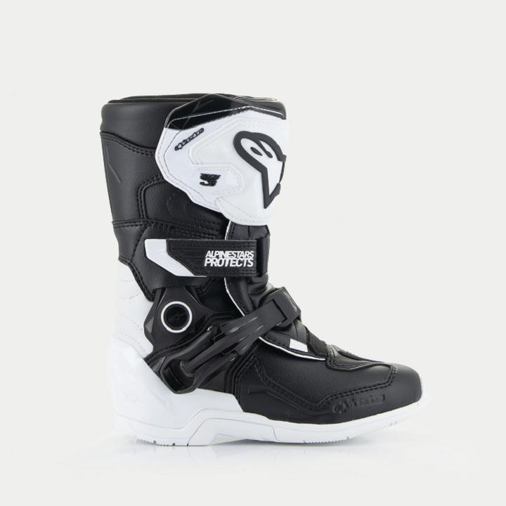Dětské motokrosové boty ALPINESTARS TECH 3S KIDS barva bílá/černá