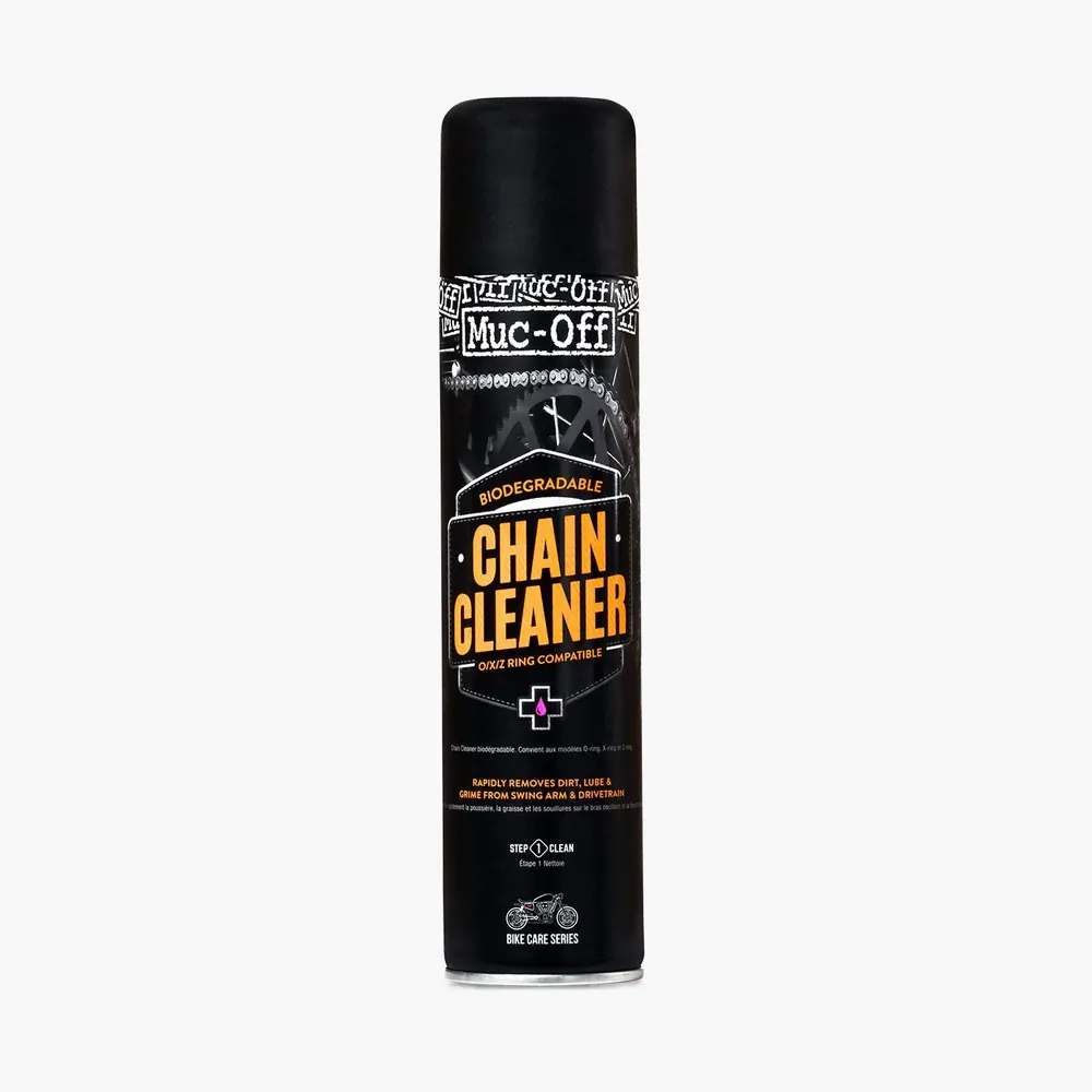 a Sada pro čištění a mazání motocyklového řetězu MUC-OFF MOTORCYCLE CHAIN CARE KIT