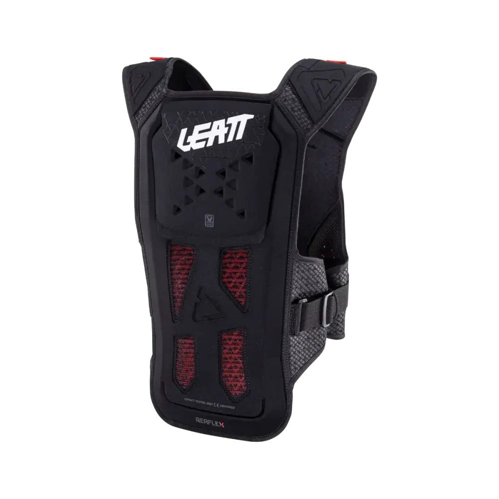 A Hrudní a zádový chránič LEATT REAFLEX CHEST PROTECTRON barva černá, velikost S/M pro výšku postavy 160-172 cm