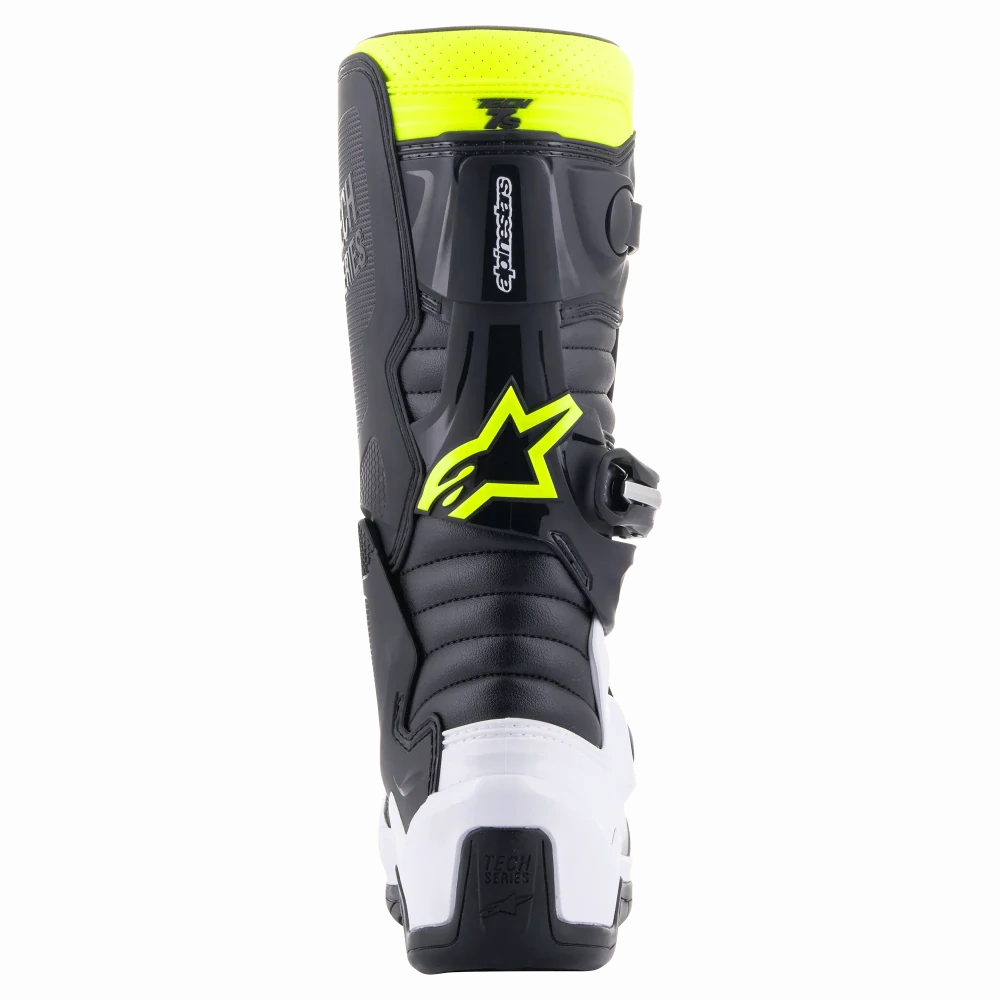 Dětské motokrosové boty / MX obuv ALPINESTARS TECH 7S barva černá/modrá/žlutá fluo 
