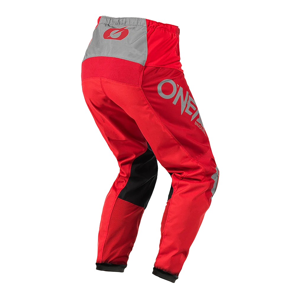 A Motokrosový - enduro komplet dresu a kalhot ONEAL MATRIX RIDEWEAR červená/šedá velikost 38+XXL