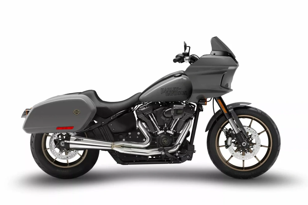 Výfukový systém motocyklu ZARD FULL KIT EXHAUST SYSTEM 2:1 pro motocykl HARLEY DAVIDSON STREET BOB 114 rok 2017-2024 viz popis, barva leštěný chrom / černá koncovka