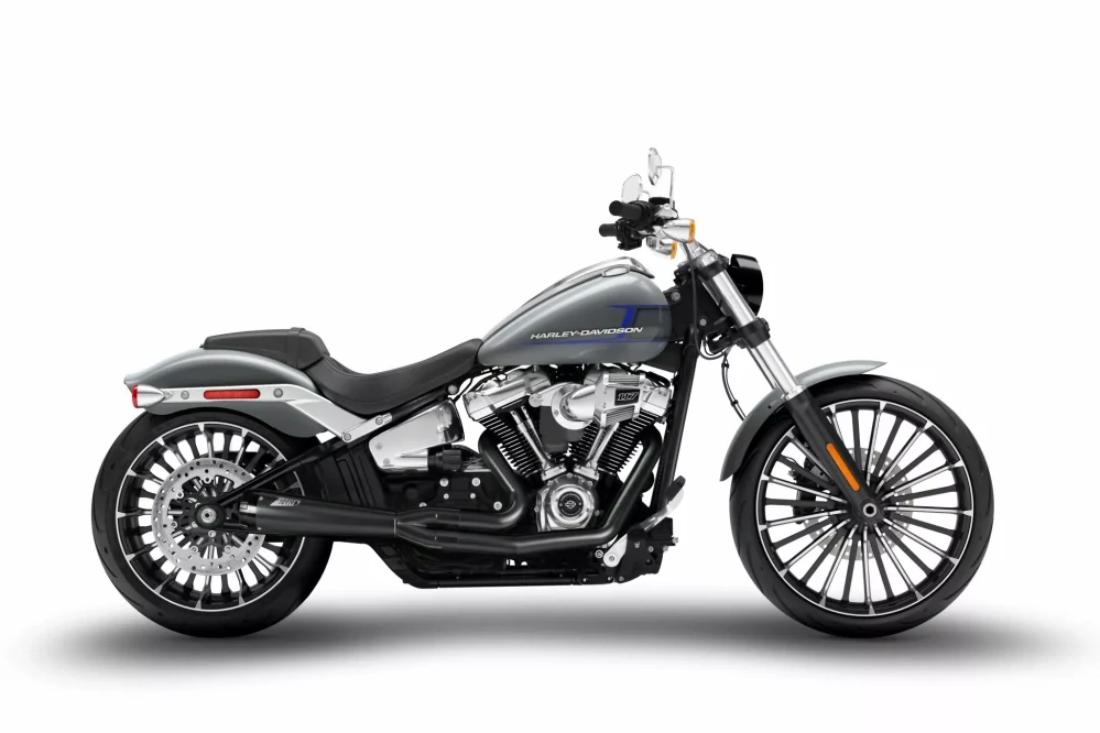 Výfukový systém motocyklu ZARD FULL KIT EXHAUST SYSTEM 2:1 pro motocykl HARLEY DAVIDSON BREAKOUT / FAT BOY rok 2017-2024 viz popis, barva černá matná / černá koncovka