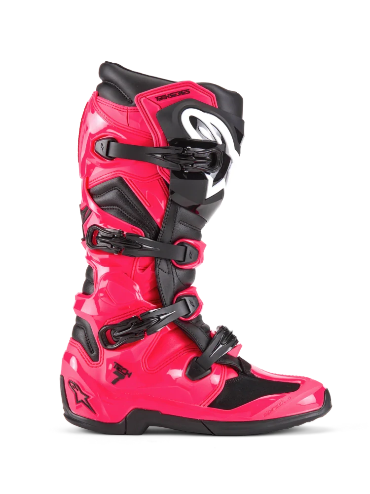 Motokrosové boty / mx obuv ALPINESTARS TECH 7 , 2012025-3811 barva diva pink/černá/růžová