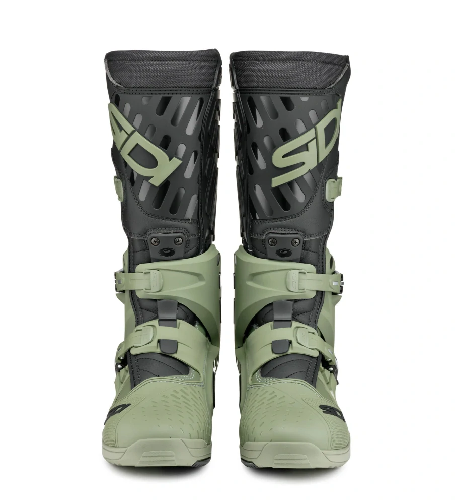 Motokrosové / enduro boty SIDI CROSSAIR barva army zelená/černá, pár