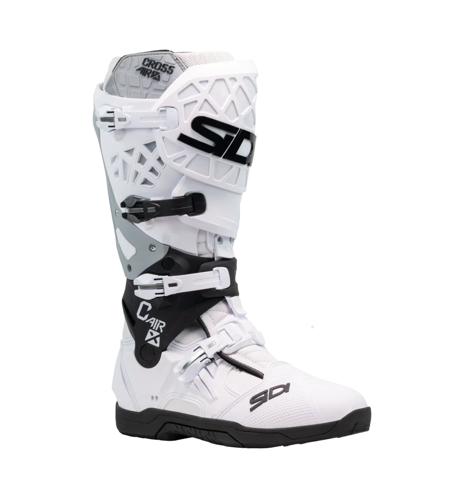 a Motokrosové / enduro boty SIDI CROSSAIR X barva bílá/černá velikost 44, pár