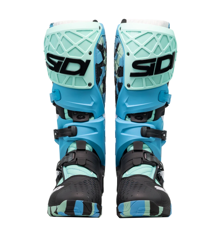 Motokrosové / enduro boty SIDI CROSSAIR X barva messy/cyan, pár