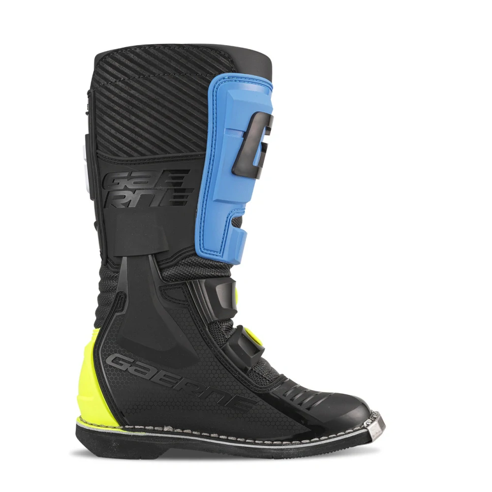 Dětské motokrosové boty Gaerne GX-J barva modrá/černá/fluo