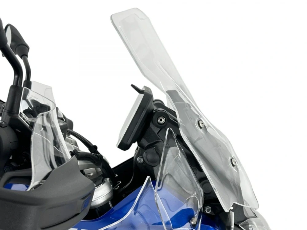 Motocyklové plexi / čelní plexi motocyklu WRS WINDSCREEN TOURING PLUS TRANSPARENT RADAR BM109T pro BMW R 1300 GS ADVENTURE rok 2024 barva čirá