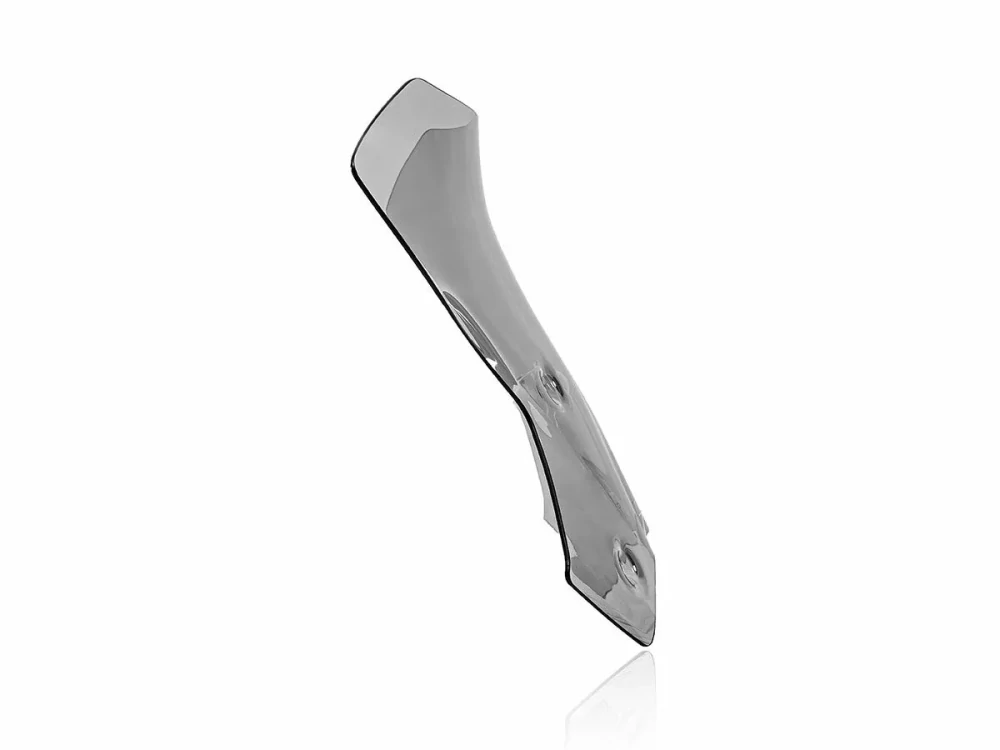 Motocyklové plexi / čelní plexi motocyklu  WRS VERZE CAPONORD KT008F pro KTM 1290 SUPER ADVENTURE / S rok 2021-2024 , barva kouřová, výška plexi 33,5 cm  