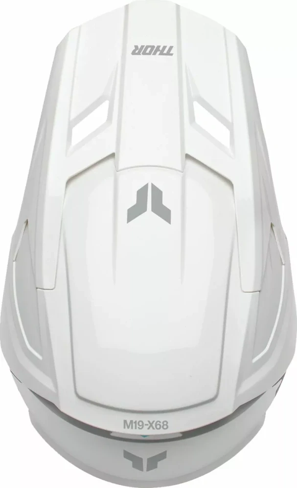 Dětská motokrosová přilba THOR FLEET YOUTH WHITEOUT  barva bílá lesklá