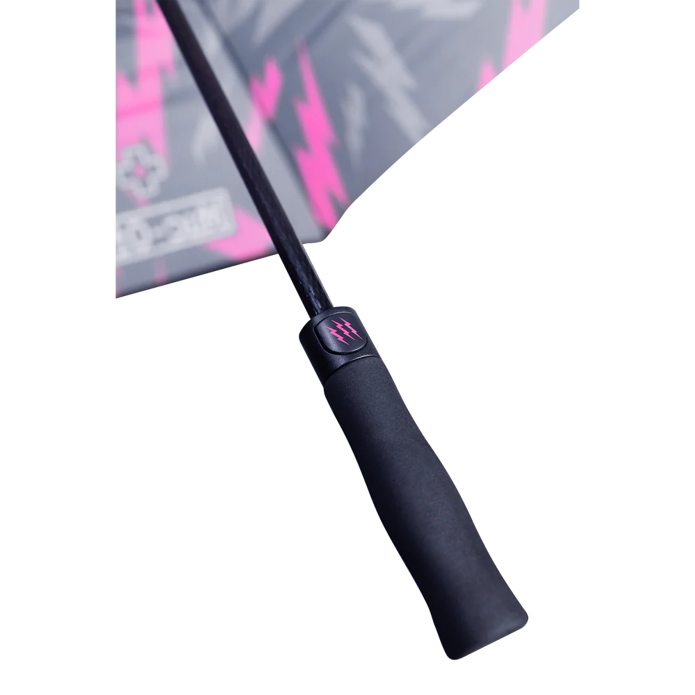 Deštník MUC-OFF BOLT UMBRELLA rozpětí 130 cm barva černá/růžová 