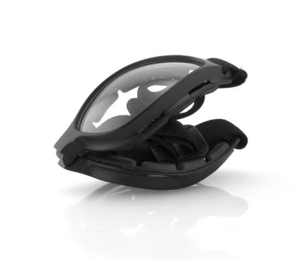 Motocyklové sluneční brýle BOBSTER CROSSFIRE matný černý rám, amber čočky