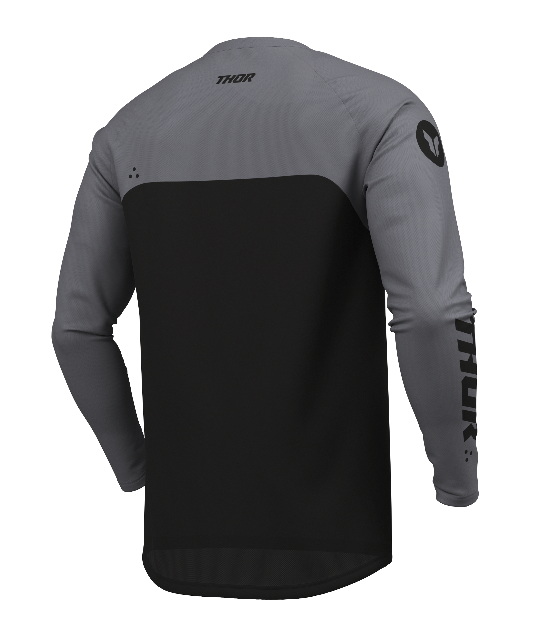 Dětský sportovní motokrosový / MTB dres THOR RIDEMODE RACEWEAR MENACE barva černá/šedá 