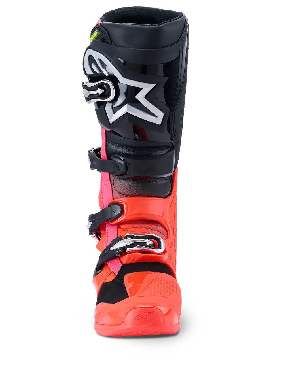 Motokrosové boty / mx obuv ALPINESTARS TECH 7 / 2012025-1576 barva černá/červená fluo/růžová 26