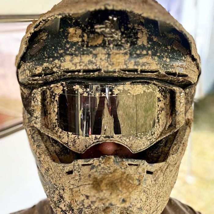 Ochranná slída na objektiv motokrosových brýlí ARMOR VISION SMART FILM 50 mm, balení 3 kusy 