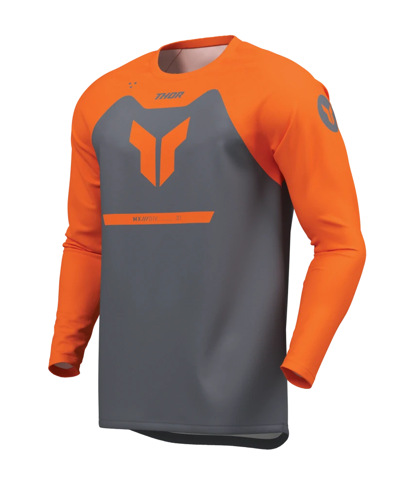 Motokrosový - enduro - MTB dres THOR RIDEMODE barva menace charcoal