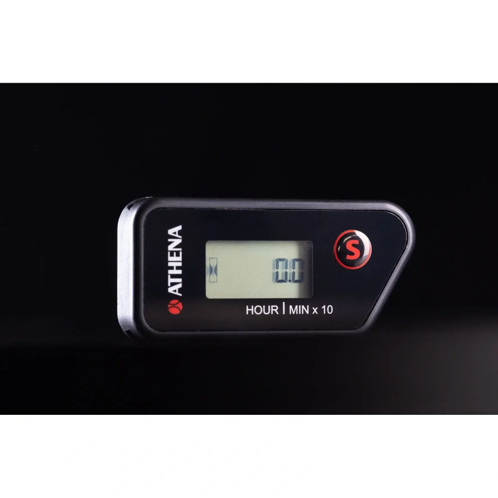 a Bezdrátový měřič motohodin ATHENA HOUR METER S410000395003 barva černá, IP67