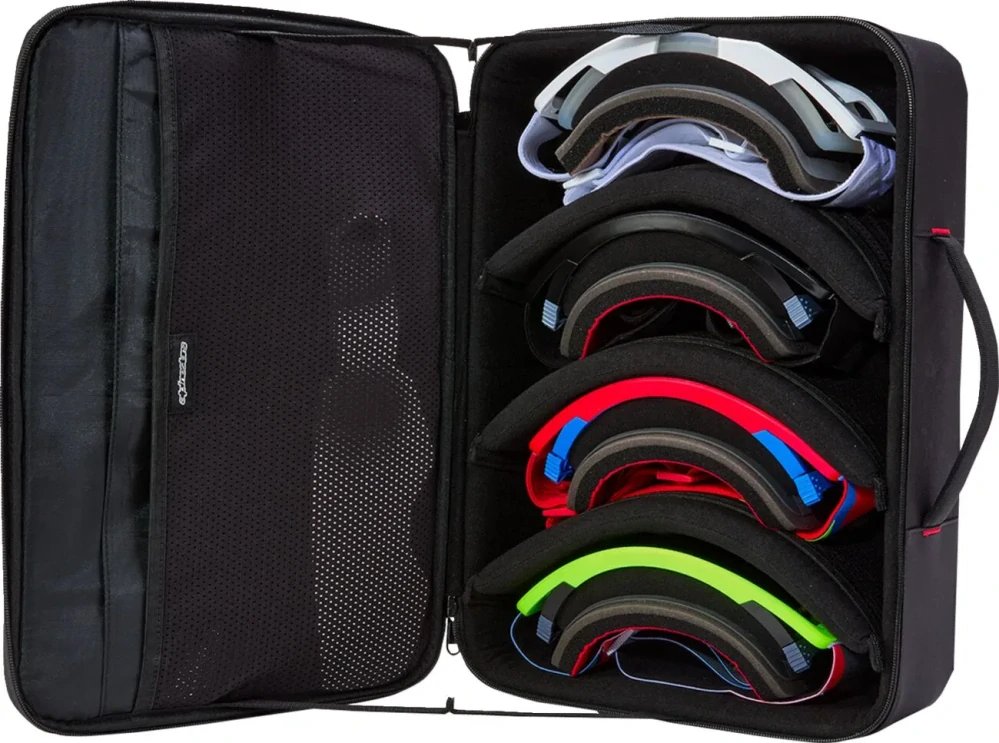 Taška na přepravu motokrosových brýlí a doplňků ALPINESTARS GOGGLE CASE SUPERTECH VISION barva černá  