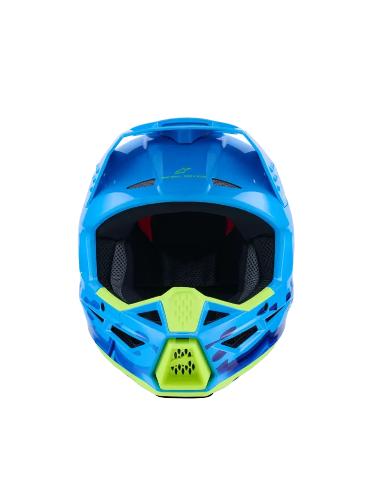 Motokrosová přilba ALPINESTARS SM3 / SM-3 / S-M3 / 8301126-7232 FORCE barva cyan 