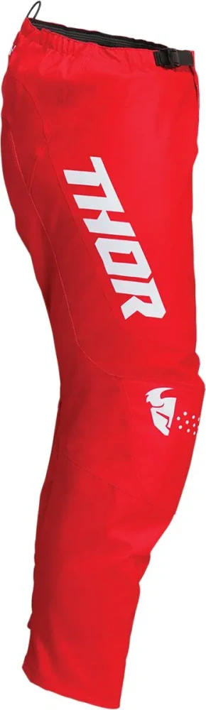 a Dětské motokrosové kalhoty THOR SECTOR RACEWEAR MINIMAL ČERVENÁ velikost 18 / 2-3 roky