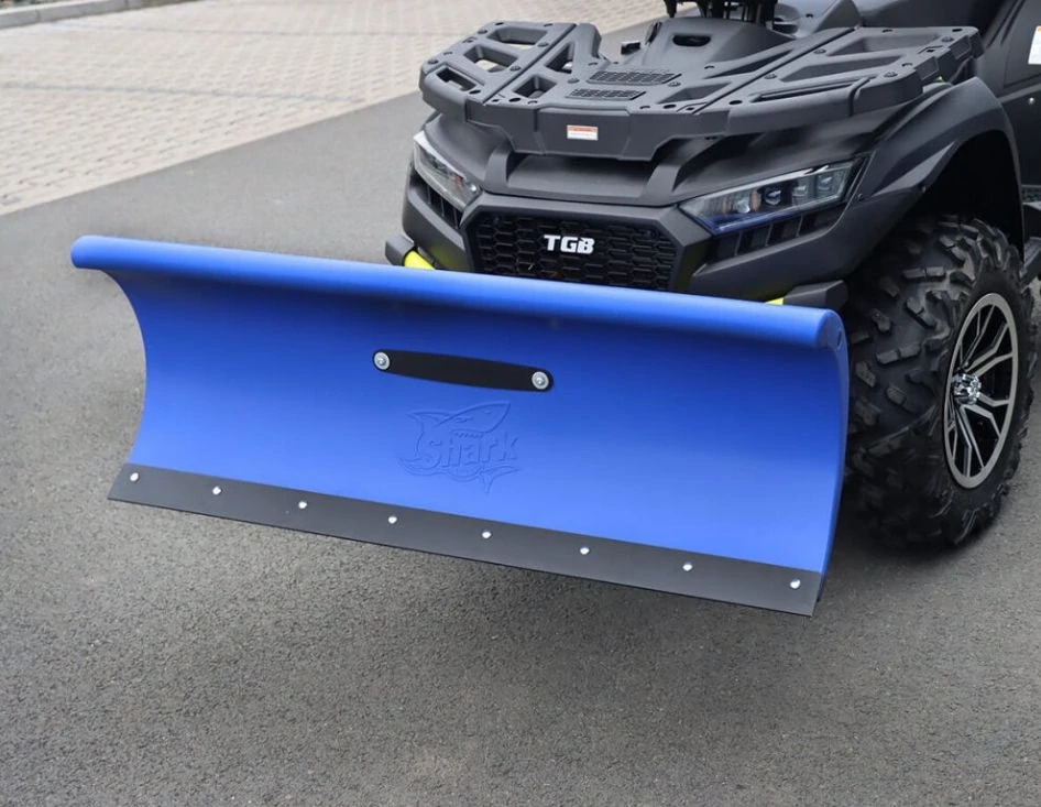 Sněhová radlice SHARK SNOW PLOW DELUXE barva modrá, šířka 132 cm (BEZ ADAPTÉRU)