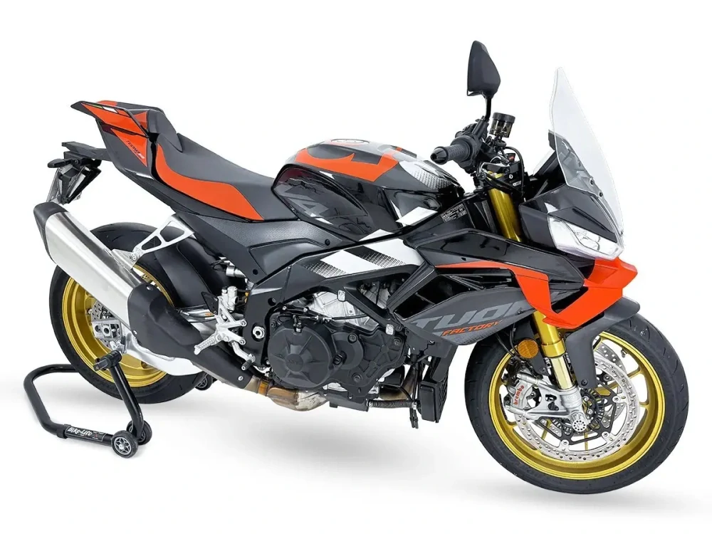Plexi motocyklu WRS verze TOURING pro motocykly APRILIA TUONO V4 1100 RR ABS rok 2025 výška  o 10 cm vyšší než originál , barva čirá  