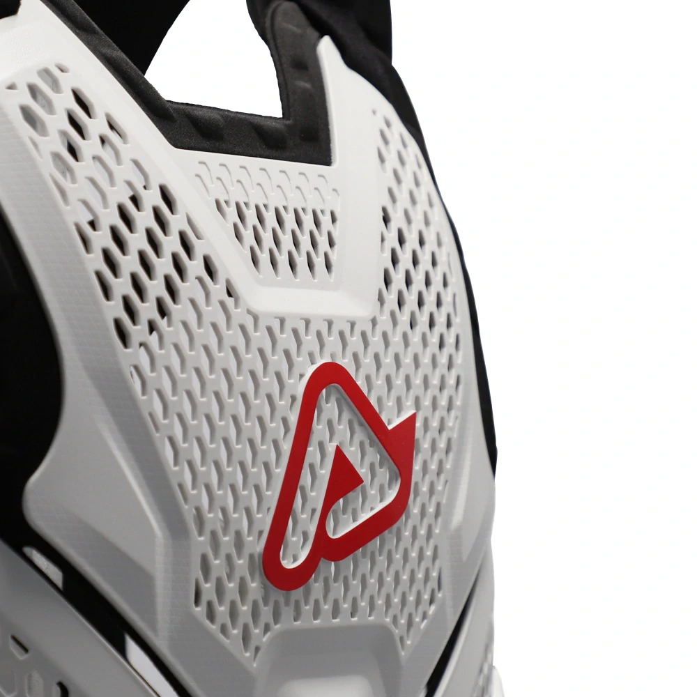 Lehký ventilační motokrosový chránič hrudi a zad ACERBIS ROOST DEFLECTOR P035  barva bílá/černá
