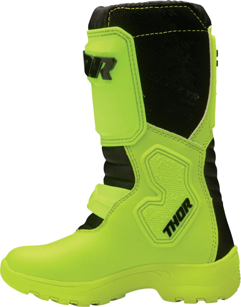 Dětské motokrosové boty / MX boty / motokrosová obuv THOR BLITZ MINI XR barva acid fluo/černá - pár