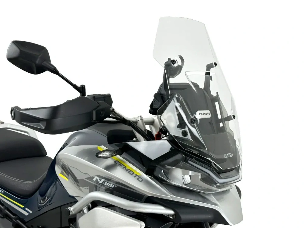 Plexi motocyklu WRS pro CF MOTO 700 MT ADV rok 2024-2026 verze TOURING výška 52,3 cm, barva čirá