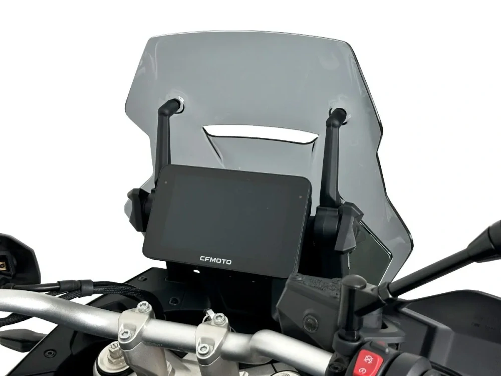 Plexi motocyklu WRS pro CF MOTO 700 MT ADV rok 2024-2026 verze TOURING výška 52,3 cm, barva kouřová