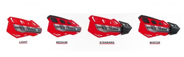 Chrániče páček RTECH FLX cross/enduro bílá