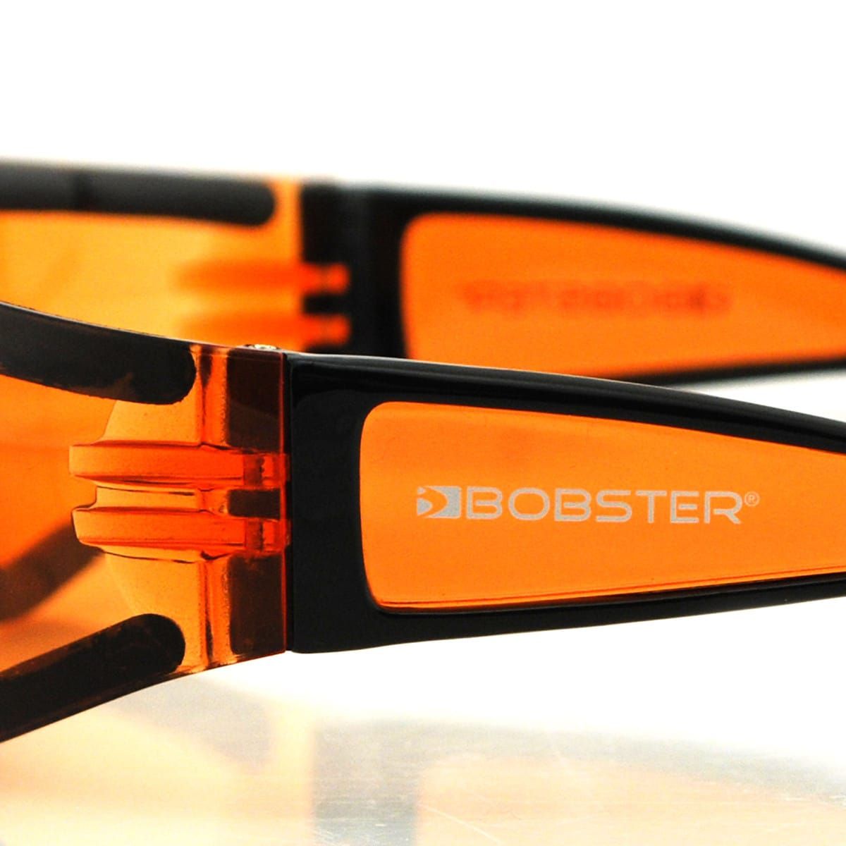 Motocyklové sluneční brýle BOBSTER SHIELD II černý rám, amber čočky