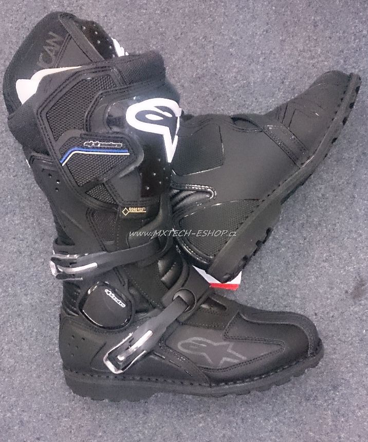 Motocyklové boty ALPINESTARS TOUCAN GORE-TEX černé