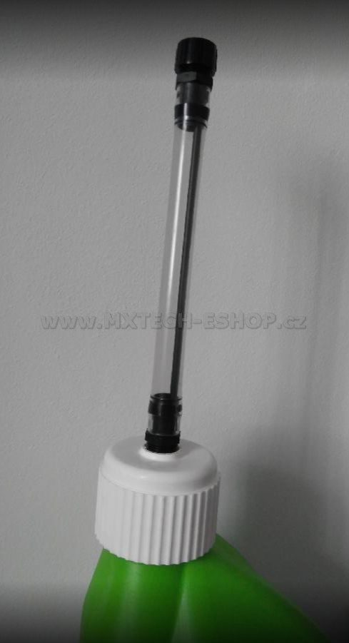 Hadice k uzávěru ke TUFF JUG AUTO SHUT OFF SPOUT FLEXIBLE pro kanystry o obsahu 20 litrů, barva čirá