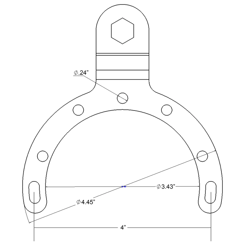 Držák na nádrž RAM MOUNTS GAS TANK BASE 25,4 MM pro BMW, KAWASAKI