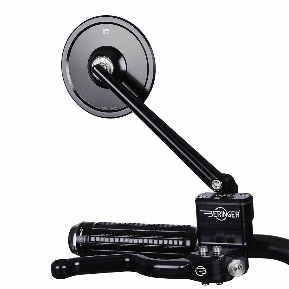 Zpětné zrcátko motocyklu MOTOGADGET M VIEW CLASSIC ECE pro závit M10, 1 kus