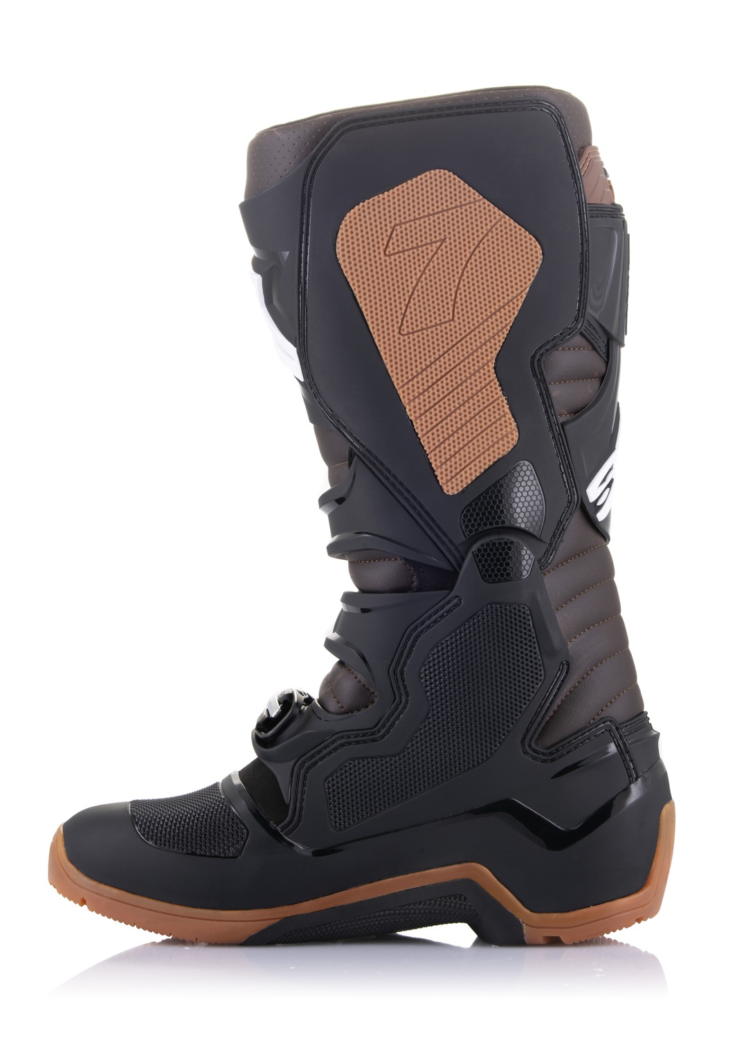 Motokrosové boty ALPINESTARS TECH 7 ENDURO černá/tmavá hnědá 