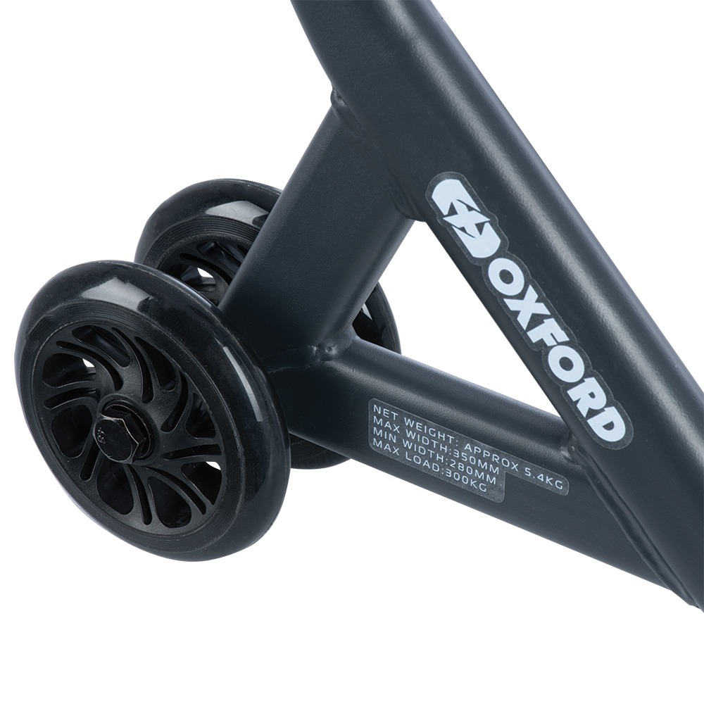 Zadní motocyklový stojan OXFORD ZERO-G OX263 barva černá 
