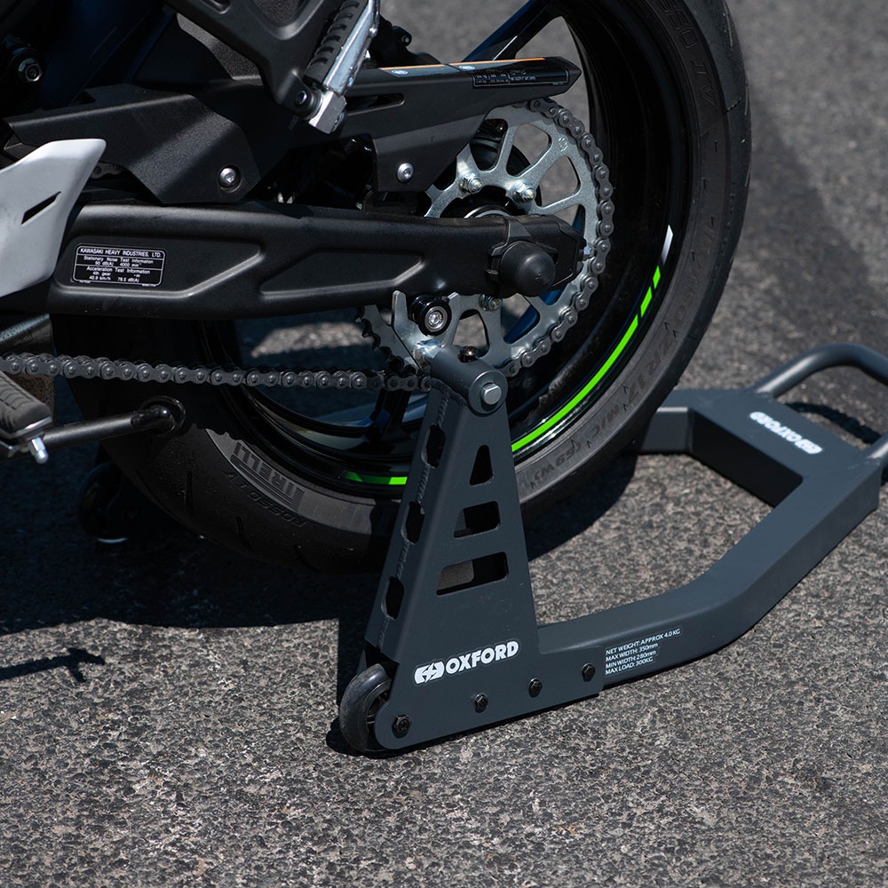 Zadní motocyklový stojan OXFORD ZERO-G LITE OX284 barva černá 