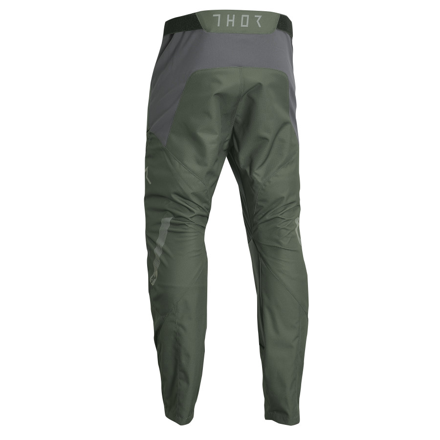 Motokrosový - enduro komplet THOR TERRAIN army zelená/šedá