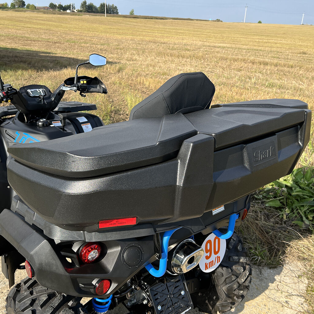Uzamykatelný zadní box na čtyřkolku SHARK Accessories ATV CARGO BOX AX120 černý