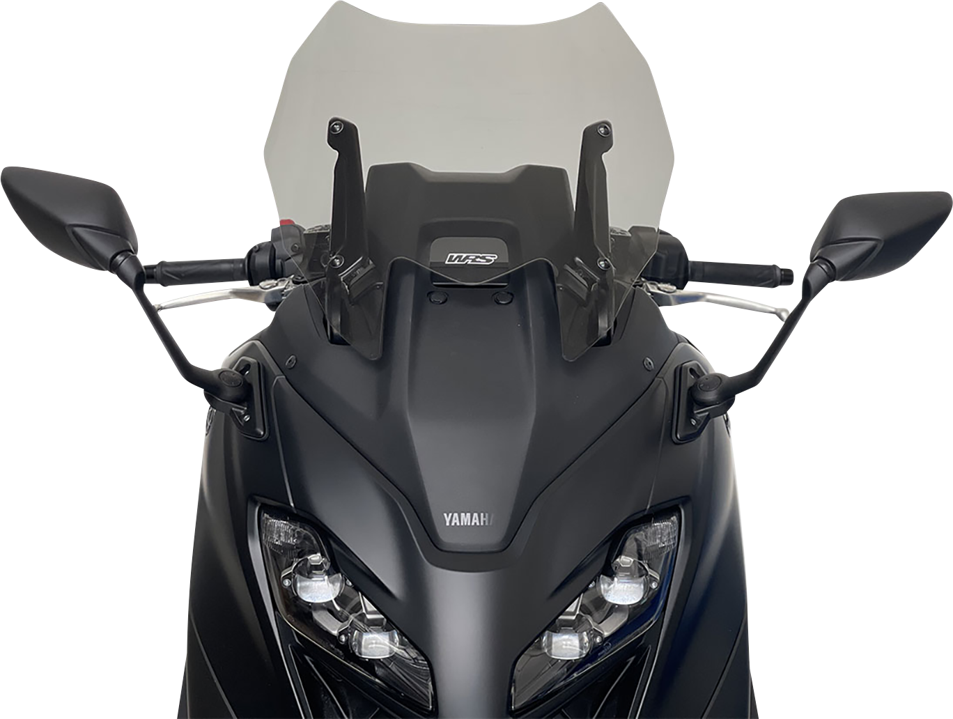 Plexi motocyklu WRS pro YAMAHA T-MAX 560 rok 2022 verze intermedio, barva kouřová, výška 32 cm