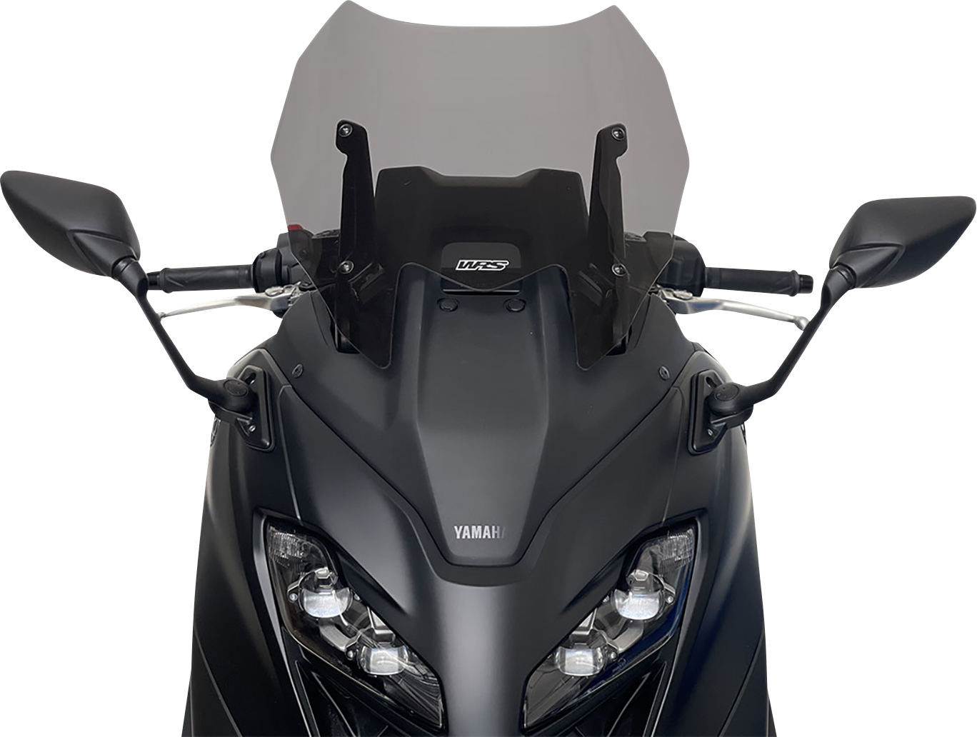 Plexi motocyklu WRS pro YAMAHA T-MAX 560 rok 2022 verze intermedio, barva tmavě kouřová, výška 32 cm