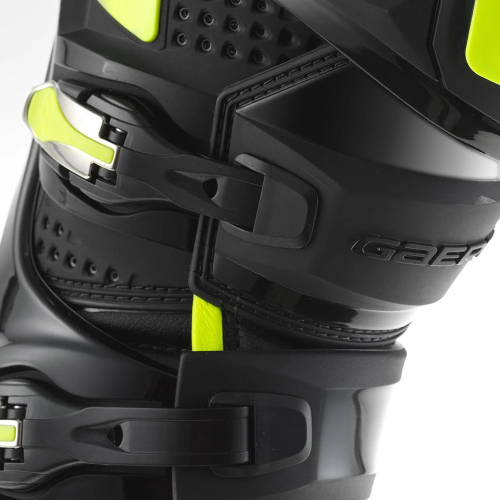 Motokrosové boty Gaerne SG 12 černá/žlutá fluo 