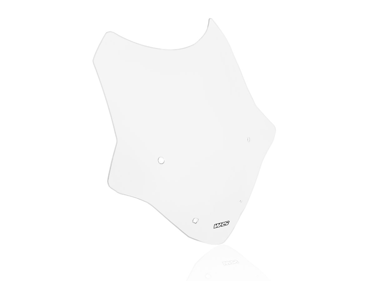 Plexi motocyklu WRS STANDARD pro BMW R 1250 RT ABS rok 2021-2024, výška 60 cm až 66 cm, šířka 66 cm, barva čírá