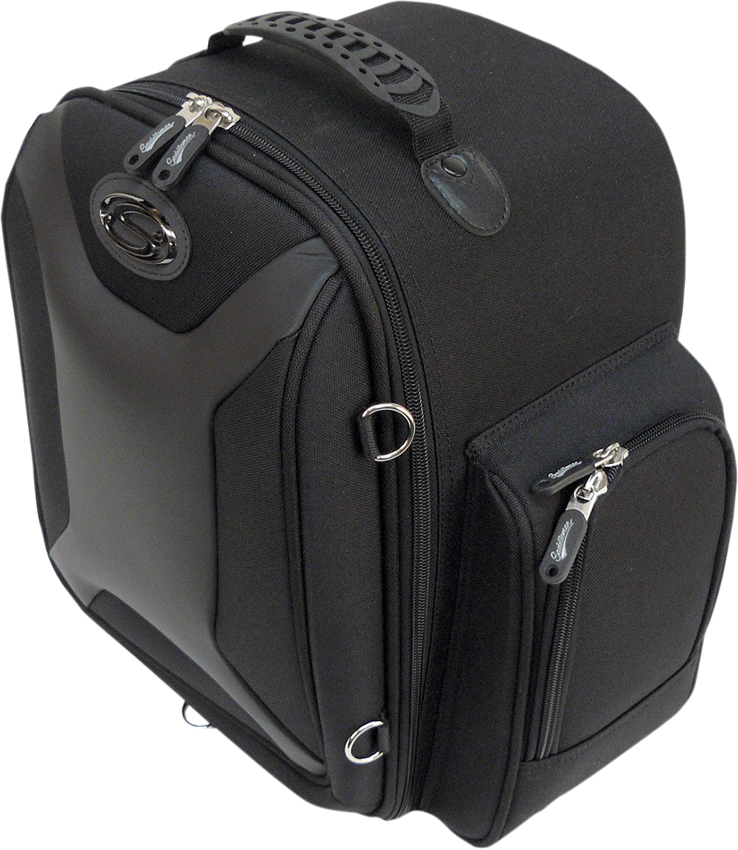 Zadní motocyklová zavazadlová brašna SADDLEMEN SISSY BAR BAG SPORT FTB1500, barva černá, 