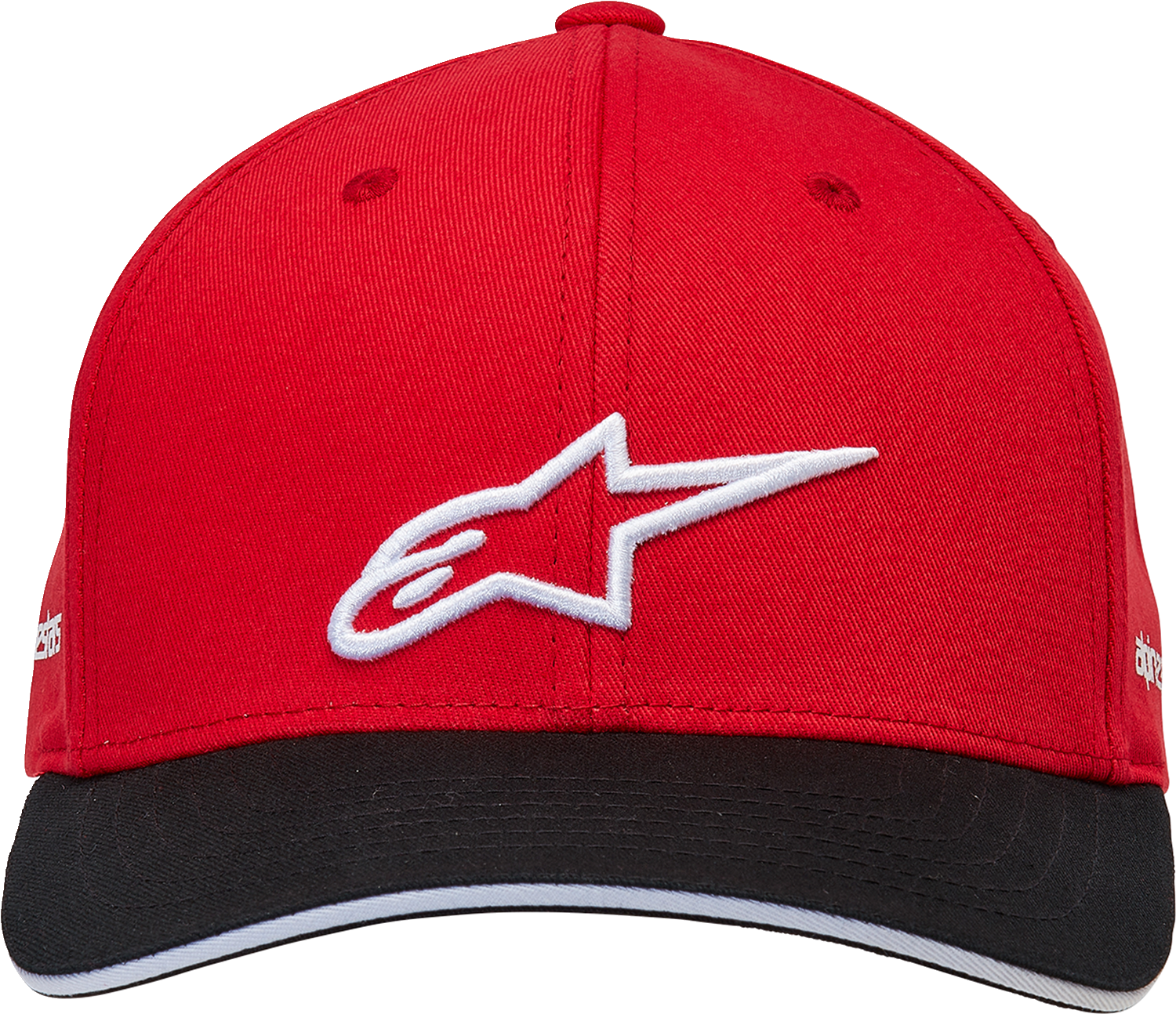 Pánská kšiltovka s prohnutým kšiltem ALPINESTARS HAT ROSTRUM barva černá/červená/bílá, jednotná velikost 