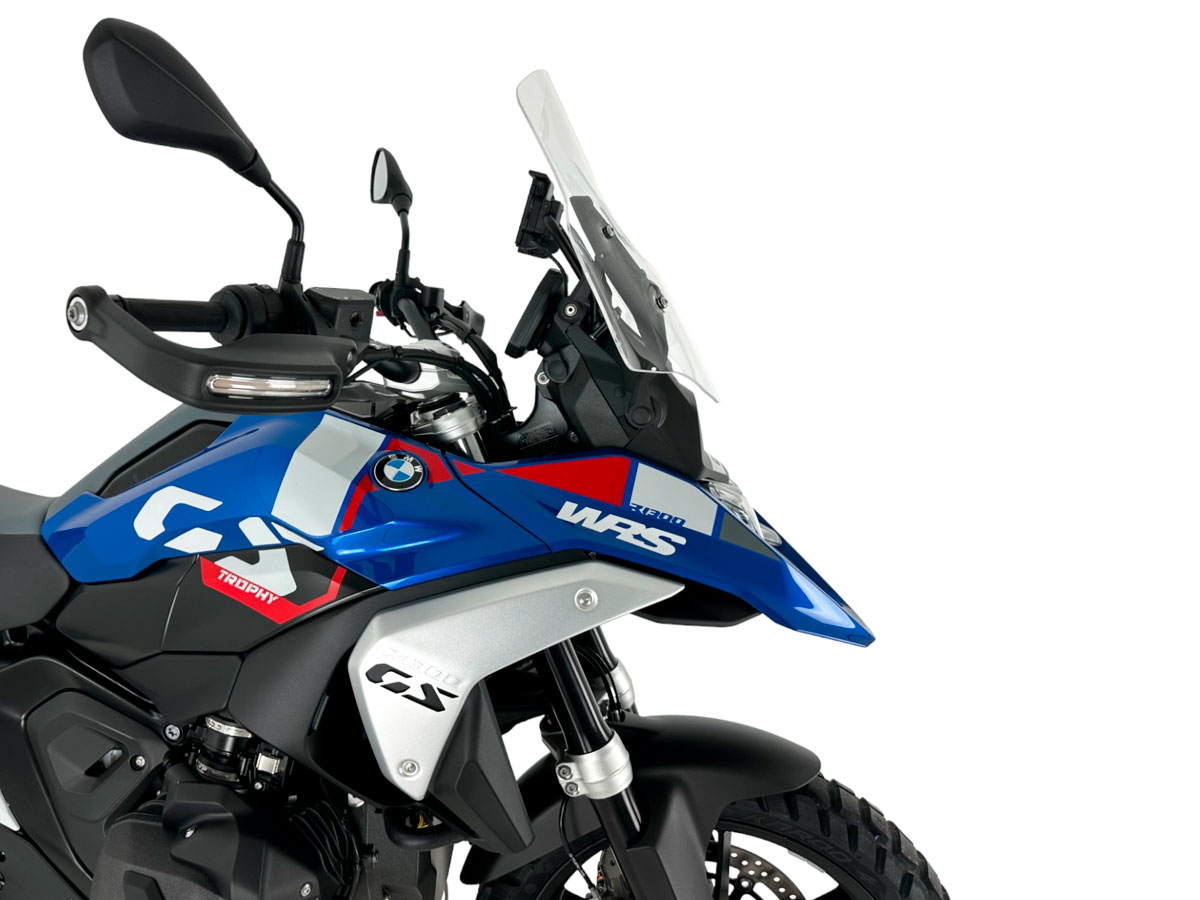 Plexi motocyklu WRS STANDARD PLUS pro BMW R 1300 GS ABS rok 2023-2024 barva čirá